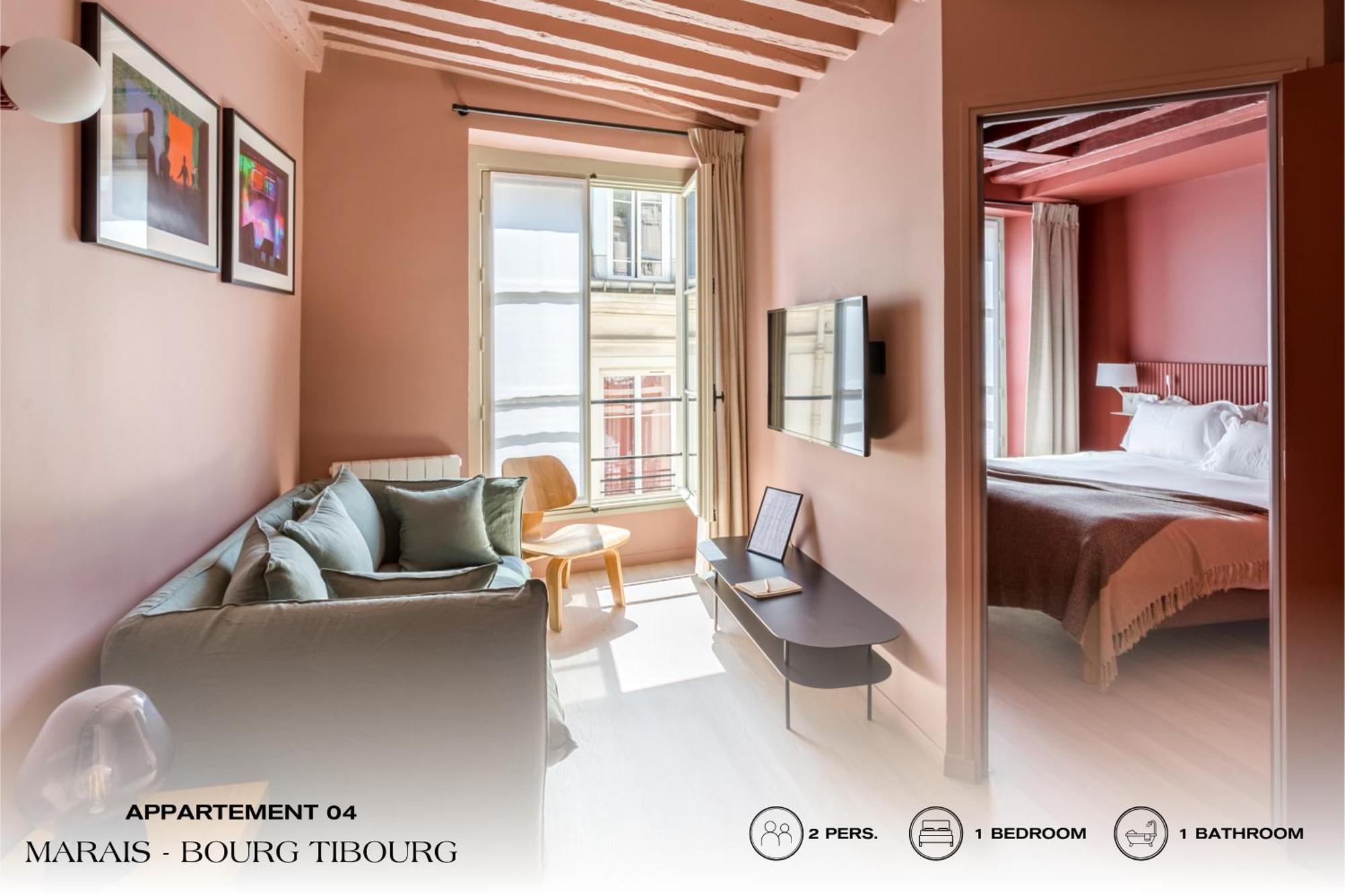Beauquartier - Marais, Bourg Tibourg Apartment *