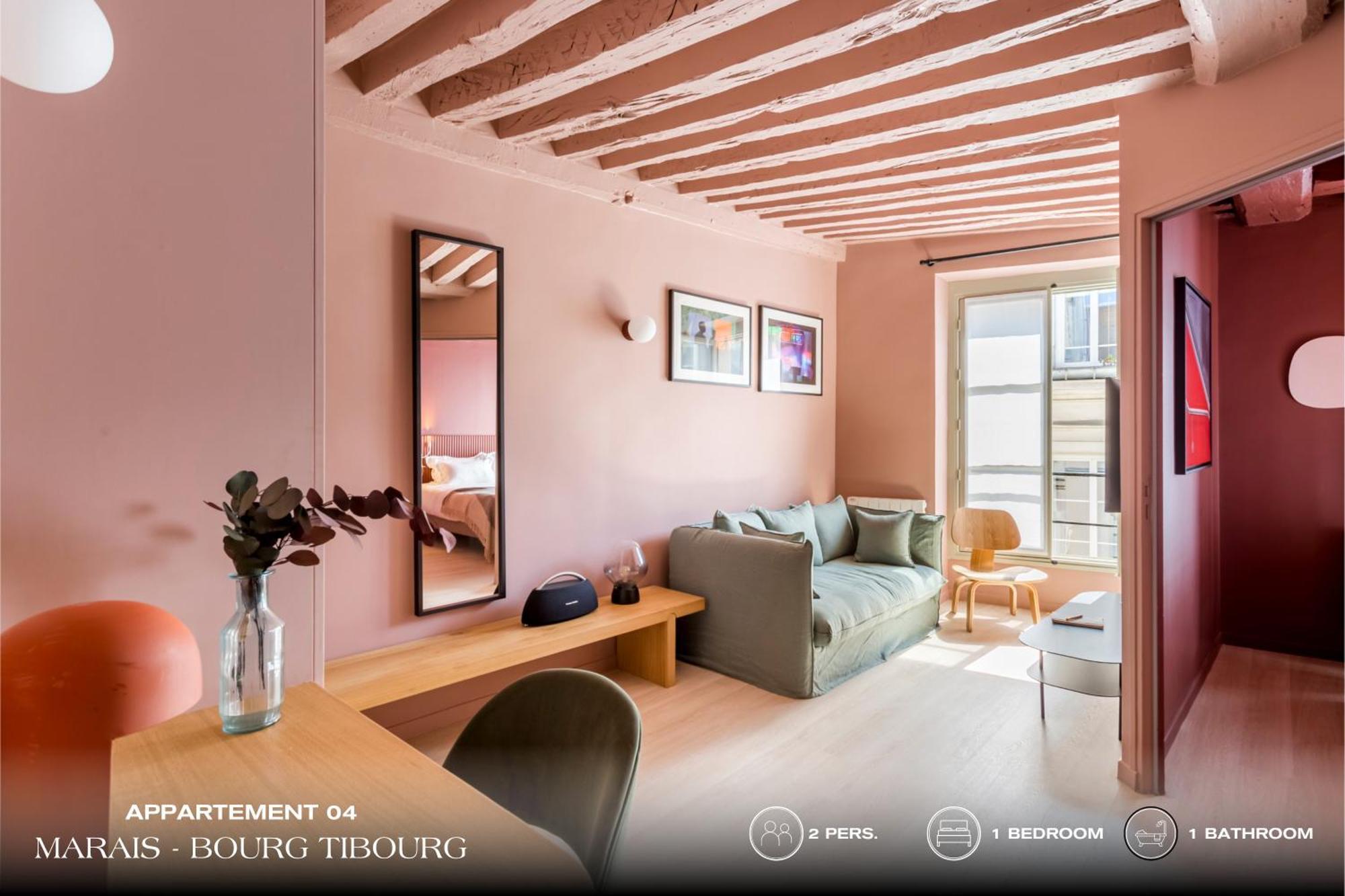Apartment Beauquartier - Marais, Bourg Tibourg Paris